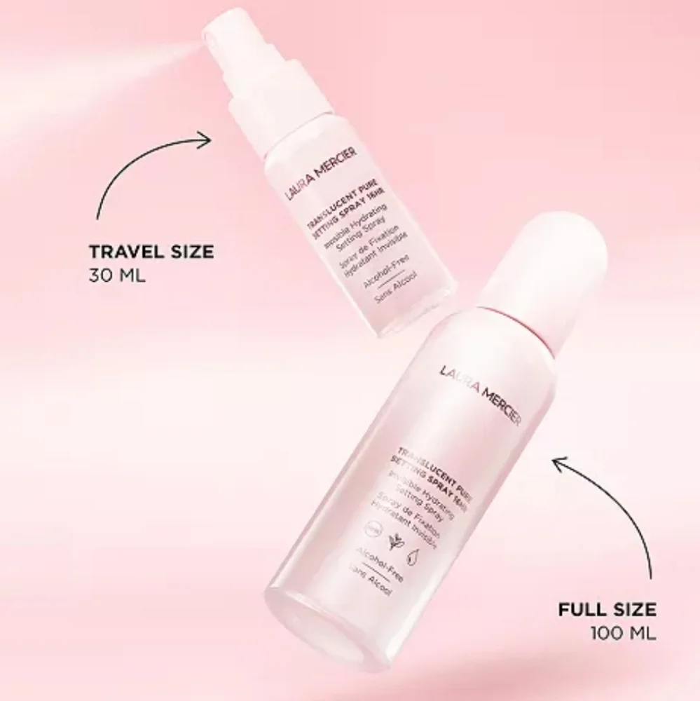 🌺Laura Mercier Translucent Pure Setting Spray, 16HR Long Wear